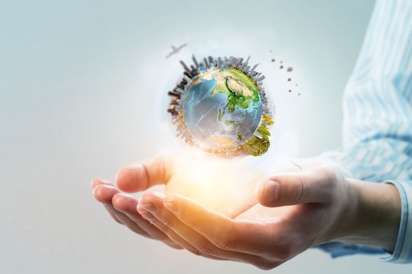 Whole world in hands