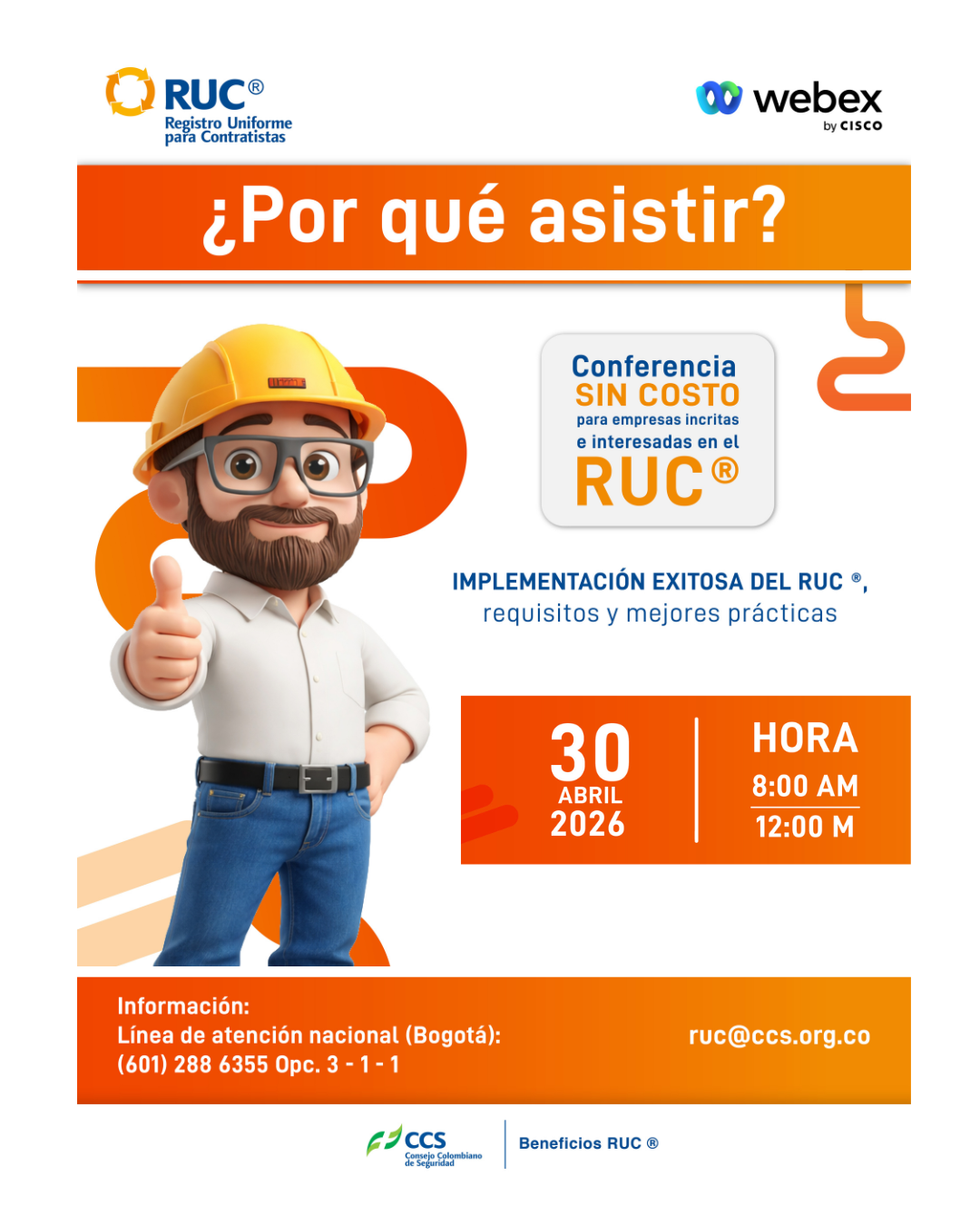 Charla RUC abril. Consejo Colombiano de Seguridad - CCS