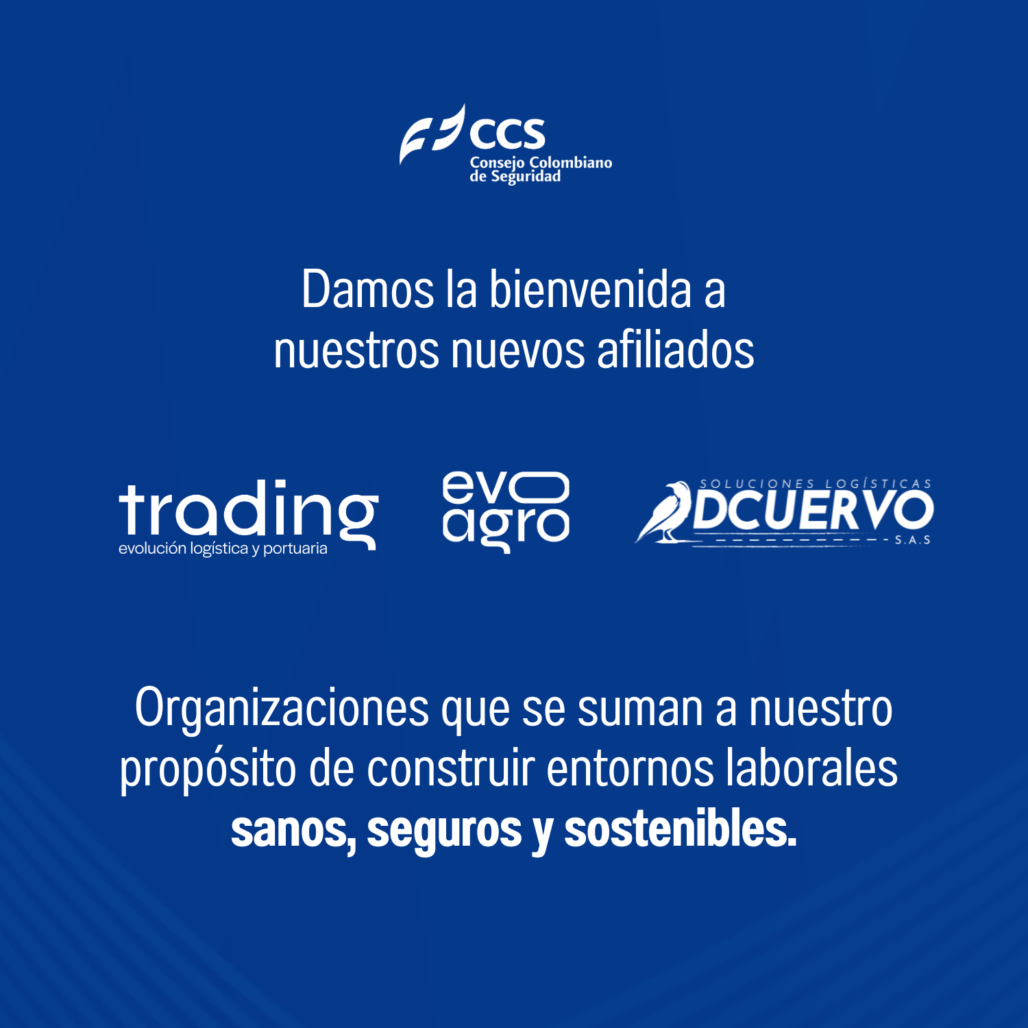 AFILIADOS AL CCS CONSEJO COLOMBIANO DE SEGURIDAD