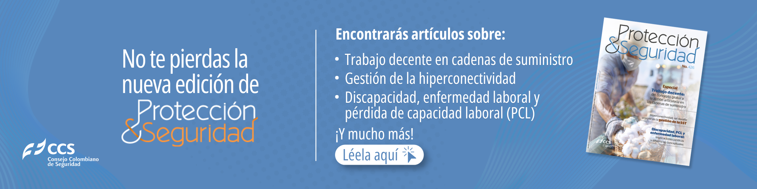 Protección & Seguridad No. 426 (banner) - Consejo Colombiano de Seguridad CCS